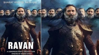 Congress Slams BJP Over Ravan Poster of Rahul Gandhi, Says It’s ‘Clearly Intended To Incite Violence’ Against Him