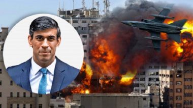 Israel-Palestine Conflict: UK PM Rishi Sunak Joins US, France, Germany, Italy To Extend Support to Israel After Hamas Attack