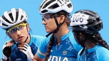 Indian Women's Team Win Bronze Medal in Roller Skating at Asian Games 2023; Aarathy Kasthury Raj, Heeral, Sanjana and Karthika Finish Third in Speed Skating 3000m Relay Race