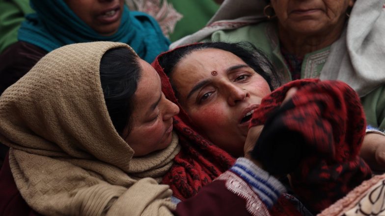 Jammu and Kashmir: Justice Has Been Done, Says Kashmiri Pandit Sanjay Sharma’s Wife; Thanks Security Forces for Elimination of Husband’s Killer