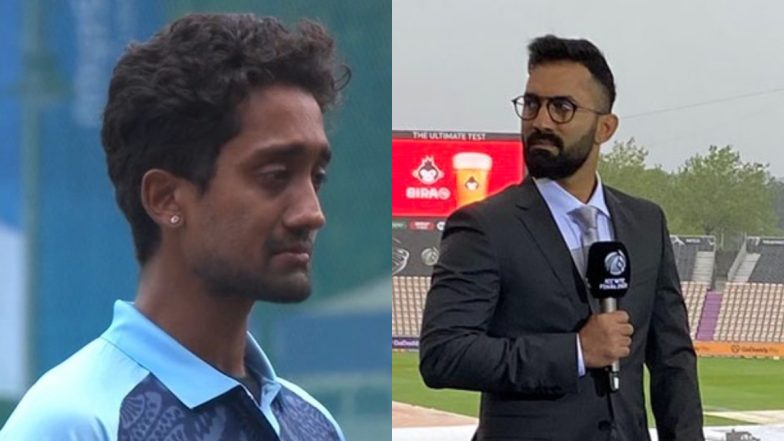 Sai Kishore in Tears After Making India T20I Debut at Asian Games 2023 Against Nepal, Dinesh Karthik Reacts to Viral Pic