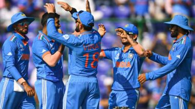 India at ICC Cricket World Cup 2023: Get Indian Cricket Team’s Upcoming Matches Schedule, Results and Latest CWC Points Table Position on Team Standings