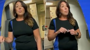 Southwest Airlines Flight Attendant, Couple Engage in Heated Argument as Airhostess Kicks Duo Off Plane for ‘Drunken Cartwheels’ (Watch Video)