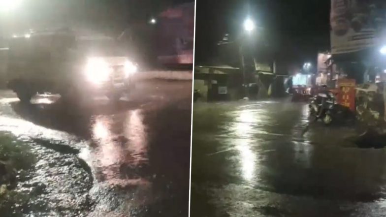 Tamil Nadu Rains: Heavy Rainfall Lashes Several Parts of State, Holiday Declared in All Schools in Chennai (Watch Video)