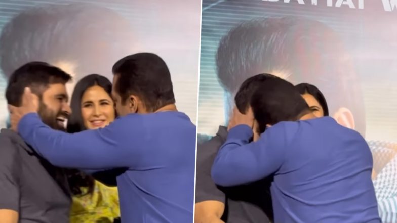 Tiger 3 Success Meet: Salman Khan Kisses Emraan Hashmi, Says ‘Agar Iska Role Aatish Ka Nahi Hota Toh Yeh Ho Hi Jata’ (Watch Video)