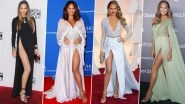 Chrissy Teigen Birthday: Check Out Most Sensuous Looks of the Supermodel in Thigh-High Slit Dresses!