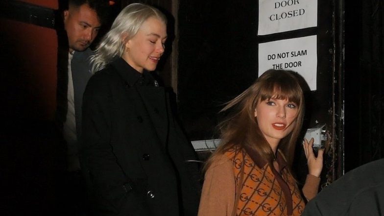 Taylor Swift Enjoys NYC Dinner As Boyfriend Travis Kelce Plays Football in Germany (See Pics)