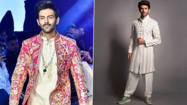 Kartik Aaryan Birthday Special: 5 Best Ethnic Looks of the Actor That You Can Take Inspo From! (See Pics)