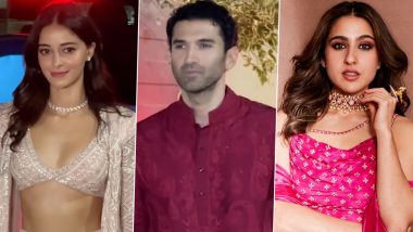 Sara Ali Khan Diwali Party: Ananya Panday, Aditya Roy Kapur and Others Ooze Glam in Stunning Outfits (Watch Videos)
