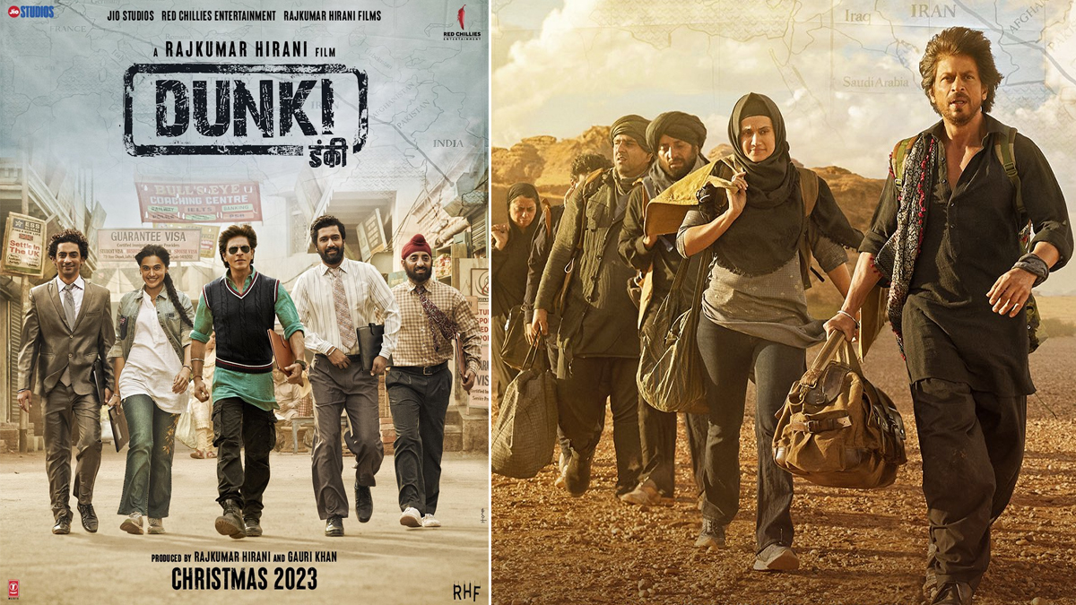 Dunki: Shah Rukh Khan Treats Fans with Intriguing New Posters