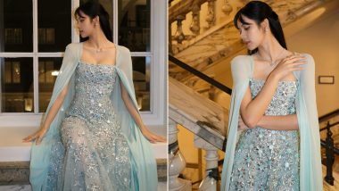 Blackpink’s Lisa Makes a Style Statement in a Dreamy Blue Gown at the Buckingham Palace (See Pics)