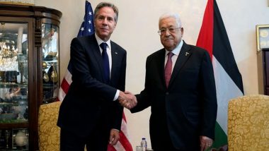 Israel-Hamas War: Palestinian Authority Ready To Assume Responsibility for Gaza With Comprehensive Political Solution, President Mahmoud Abbas Tells US Secretary of State Antony Blinken