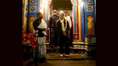 Rahul Gandhi Pays Obeisance at Kedarnath Temple in Uttarakhand, Says ‘Har Har Mahadev’ (See Pics and Video)