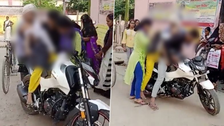 Uttar Pradesh Shocker: Youth Forced to Carry Dead Sister on Bike Due To Lack of Ambulance in Auraiya, Disturbing Video Surfaces