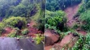Tamil Nadu Rains: Heavy Rainfall Triggers Landslides, Waterlogging in Several Districts, Holiday Announced in Schools (See Pics)