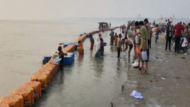 Dhanteras 2023: Devotees Take Dip at Confluence of Holy Ganga, Yamuna on Auspicious Occasion of Hindu Festival for Good Health and Fortune