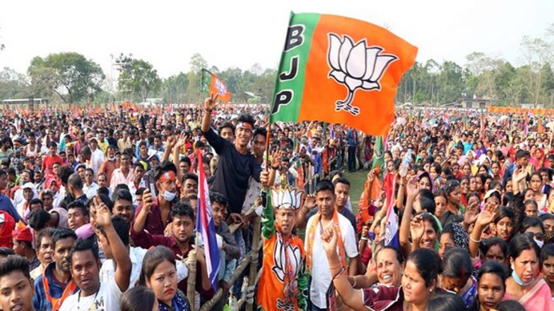 Chhattisgarh Assembly Election Results 2023: BJP Set to Form Government as it Crosses Majority Mark in State, Counting of Votes Underway