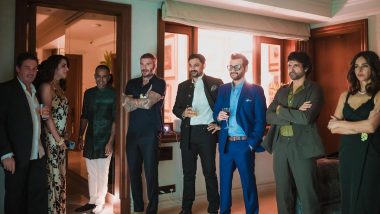 Anand Ahuja Shares Inside Pics From David Beckham's Welcome Party; See Photos of the Legendary Footballer Watching IND vs NZ Semi-Finals With Farhan Akhtar, Sanjay Kapoor and Others