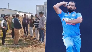 Mohammed Shami's Village Sahaspur Alinagar in Uttar Pradesh Likely to Get Mini Stadium and Gym From Yogi Adityanath Govt After Indian Bowler's Heroics in World Cup 2023 Matches (Watch Video)