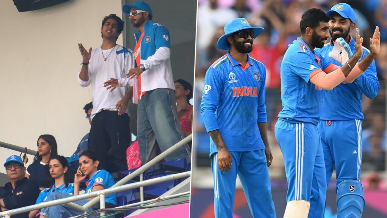 ICC Cricket World Cup 2023 Final: This Pic of Aryan Khan and Ranveer Singh is Every Indian Fan's Mood Right Now!