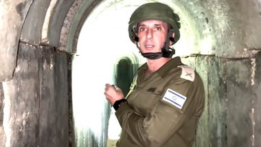 Israel-Palestine War: Israeli Military Unveils What It Claims Major Hamas Militant Hideout Beneath Gaza City's Al-Shifa Hospital (Watch Videos)