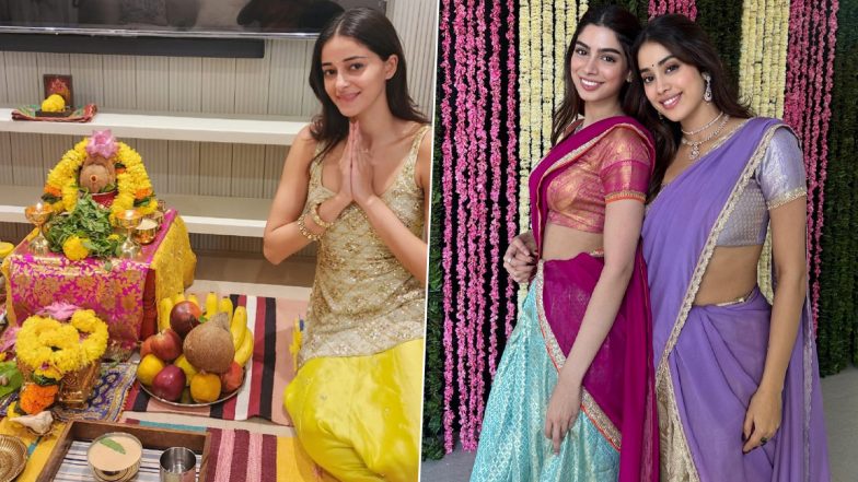 Dhanteras 2023: Ananya Panday, Janhvi Kapoor, Khushi and Other B-Town Celebs Extend Heartfelt Wishes on Auspicious Day of Dhantrayodashi (Check Posts)