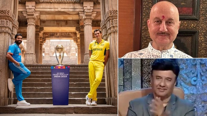 Anupam Kher, Anu Malik Gear Up for IND vs AUS Cricket World Cup Final with Infectious Enthusiasm