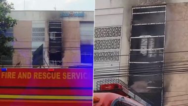 Tamil Nadu: Fire Breaks Out at Dinamalar Office in Madurai, Firefighters Battle Blaze for Three Hours (Watch Video)