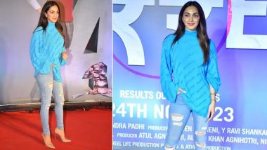 Kiara Advani Exudes Elegance in a Debossed Logo-Jumper Worth Rs 2 Lakh at the Farrey Movie Screening Event (See Pics)