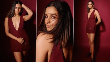 Alia Bhatt Embraces Glamour in Red Dress, Actor's Mom Soni Razdan Calls Her ‘Beautiful, Stunning and Full of POW’ (View Pics)