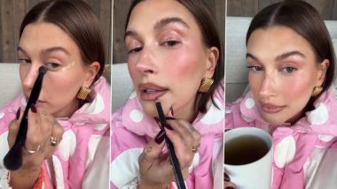 Hailey Bieber’s ‘Sugar Plum Fairy’ Winter Look Takes the Internet by Storm (Watch Video)
