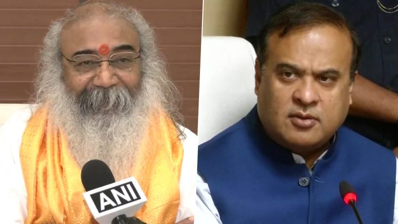 Assam CM Himanta Biswa Sarma Slams Congress Over Acharya Pramod Krishnam’s Statements, Says Congress is ‘Allergic’ to Lord Ram (Watch Videos)