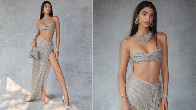 Alanna Panday Casts a Shiny Spell in Her Stunning Silver Outfit at the Red Carpet (View Pics)