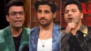 Koffee With Karan Season 8: Varun Dhawan Blames Karan Johar for Attacking Married Men, Sidharth Says &lsquo;We Have Just Got Married, Make Sure Our Relationships Remain Intact&rsquo;