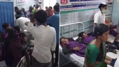Andhra Pradesh: Students Fall Sick After Eating Midday Meal at School in Annamayya District, Hospitalised (Watch Video)