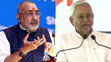 Giriraj Singh Writes to Nitish Kumar, Demands Uttar Pradesh-Like Halal Certification Ban in Bihar