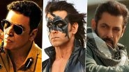 Diwali 2023: Akshay&rsquo;s Sooryavanshi, Hrithik&rsquo;s Krrish 3 and Other Bollywood Hits That Made a Mark &ndash; Salman Khan&rsquo;s Tiger 3 Set To Create New Record!