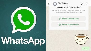 WhatsApp New Feature Update: Meta-Owned Platform To Allow iOS Users To Share Stickers in Channels