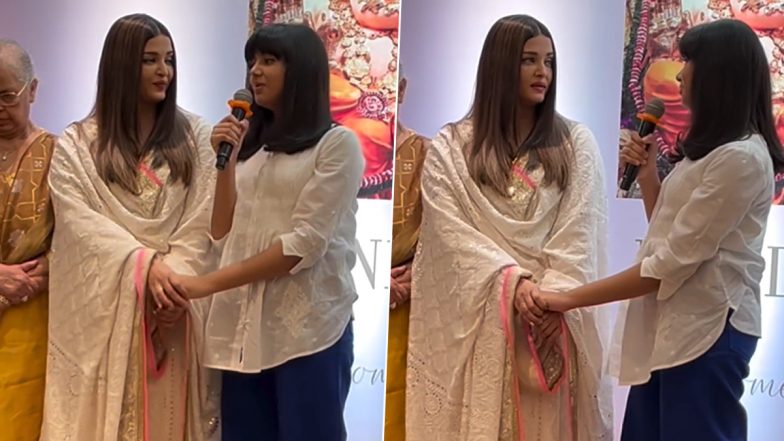 Aishwarya Rai Bachchan Birthday Celebration: Aaradhya Showers Love on Mother With an Emotional Speech (Watch Video)