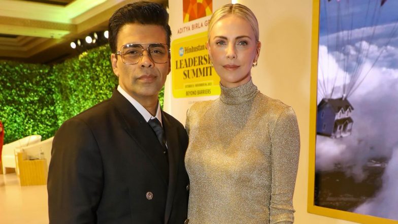 Karan Johar Is Over the Moon After Meeting Charlize Theron at an Event, Shares Pics on Insta!