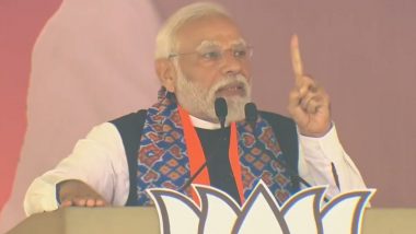 Telangana Assembly Election 2023: PM Narendra Modi Promises First CM From BJP to be From ‘Backward Class’ if Party Comes to Power (Watch Video)
