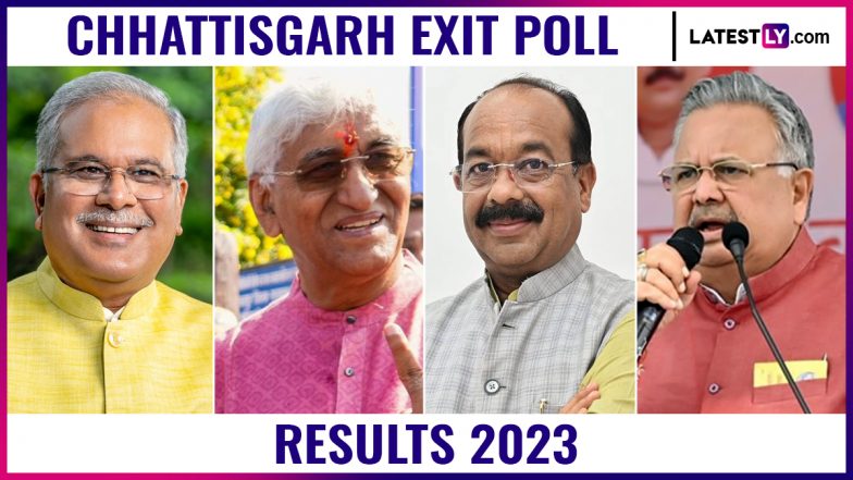 Chhattisgarh Exit Poll 2023 Results by India Today-Axis My India, NDTV Live Streaming: Who Will Win Chhattisgarh, Congress or BJP? Watch Result Prediction for Assembly Elections