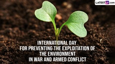 International Day for Preventing the Exploitation of the Environment in War and Armed Conflict 2023 Date, History and Significance; Know All About the Day