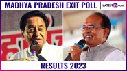 Madhya Pradesh Exit Poll 2023 Results by Aaj Tak-Axis My India: BJP to Retain State With 140 to 162 Seats, Congress Distant-Second; Check Seat-Wise Details