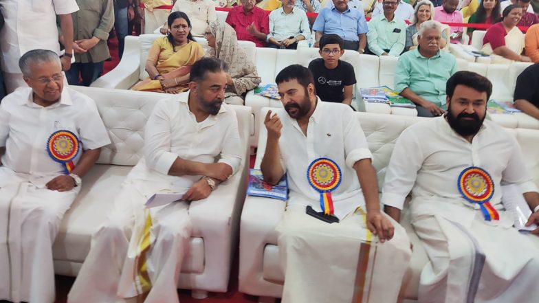 Kamal Haasan, Kerala CM Pinarayi Vijayan, Mammootty, and Mohanlal Grace Keraleeyam 2023 Inauguration in Trivandrum (View Pics)