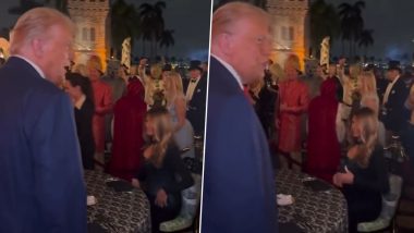 Halloween 2023: Donald Trump, Melania Trump Take Part in Mar-a-Lago Halloween Party (Watch Video)