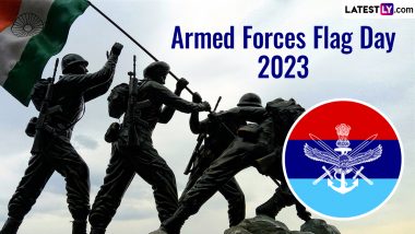 Armed Forces Flag Day 2023 Date, History and Significance: Know All About Flag Day of India That Honours the Martyrs of India's Armed Forces