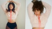 Camila Cabello Stuns in Sultry Pink Crop Sweater and Pantyhose in Dreamy Photoshoot (View Pics)
