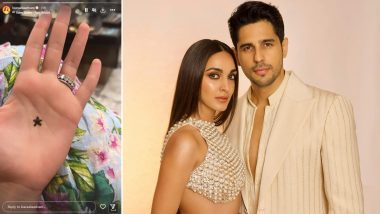 Kiara Advani Shows Off Her Simple Mehndi Design on Occasion of Her First Karwa Chauth (View Pic)