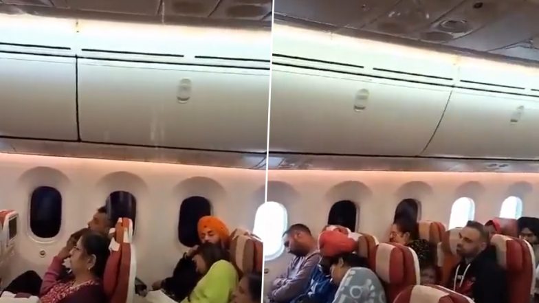 'An Immersive Experience': Water Drips From Panel Gaps of Overhead Storage Inside London Bound Air India Flight, Video Surfaces